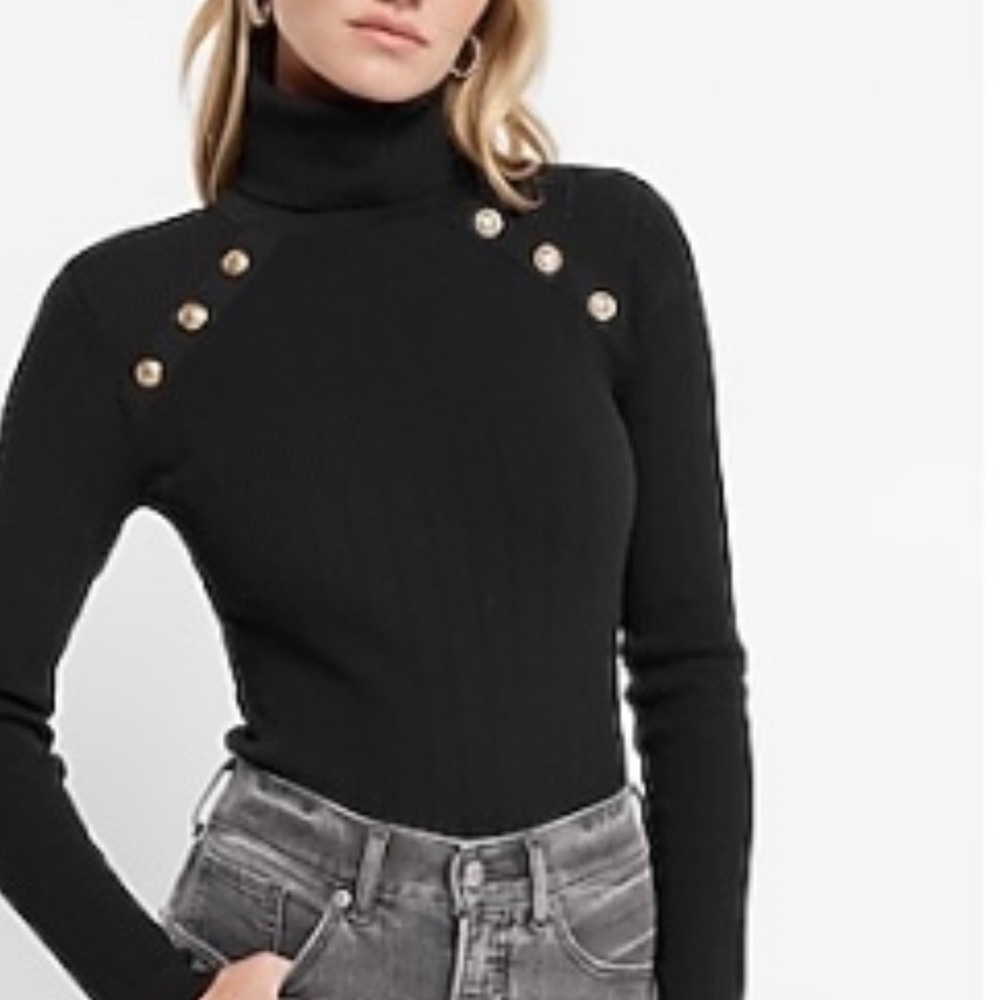 Express Novelty Button sweater NWT never worn